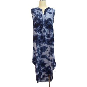 Acrobat Hi-Lo silk dress
